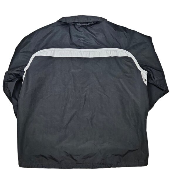 Izod PerformX Black Full Zip Fleece Lined Weatherproof Jacket Coat Size XLarge - Picture 2 of 13